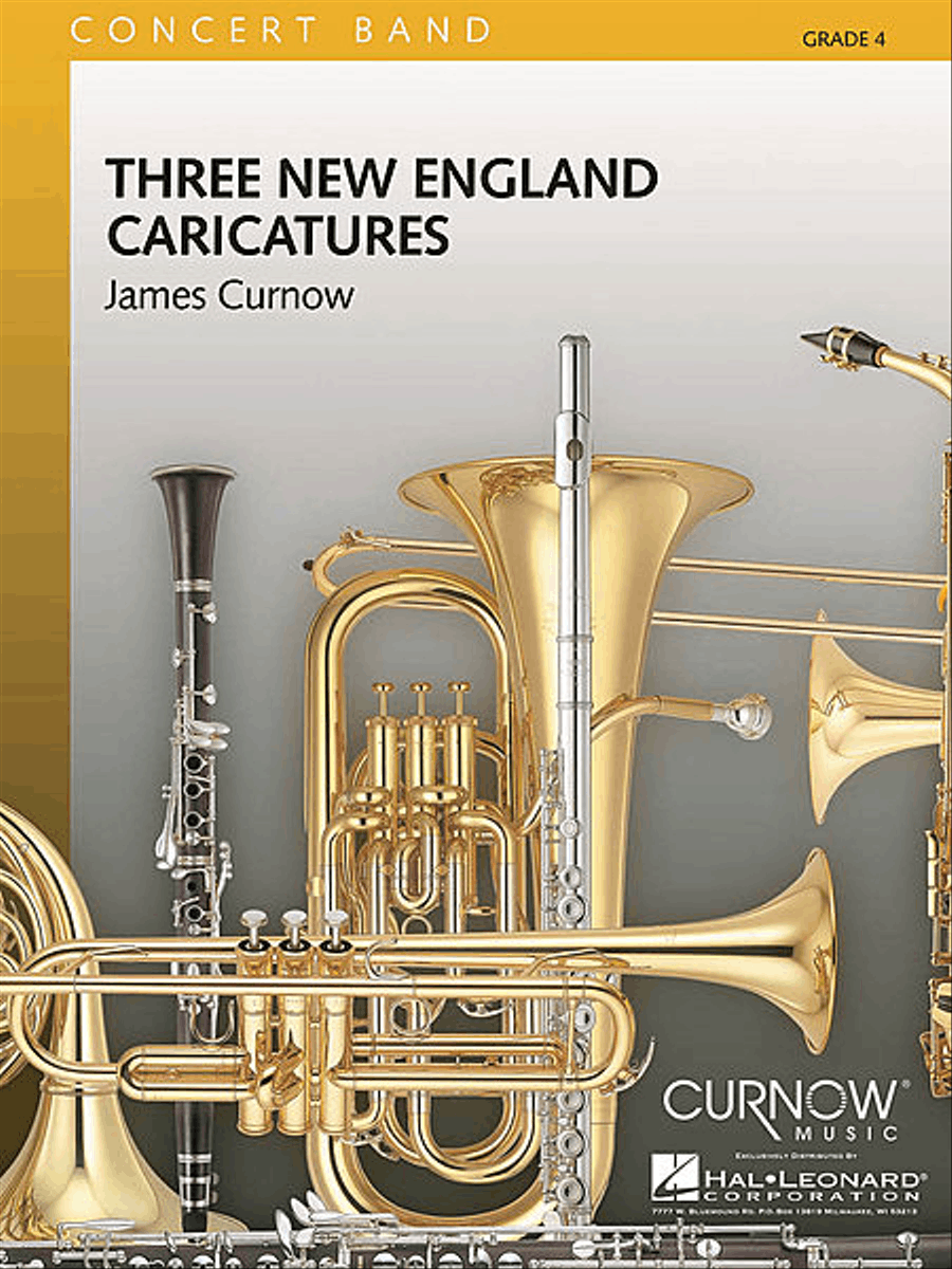 Three New England Caricatures Concert Band scores gallery preview page 1