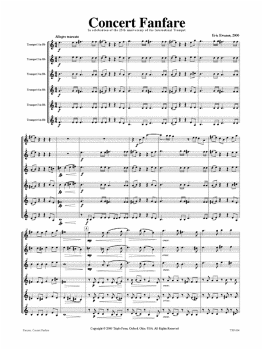 Concert Fanfare Concert Fanfare Small Ensemble scores gallery preview page 2