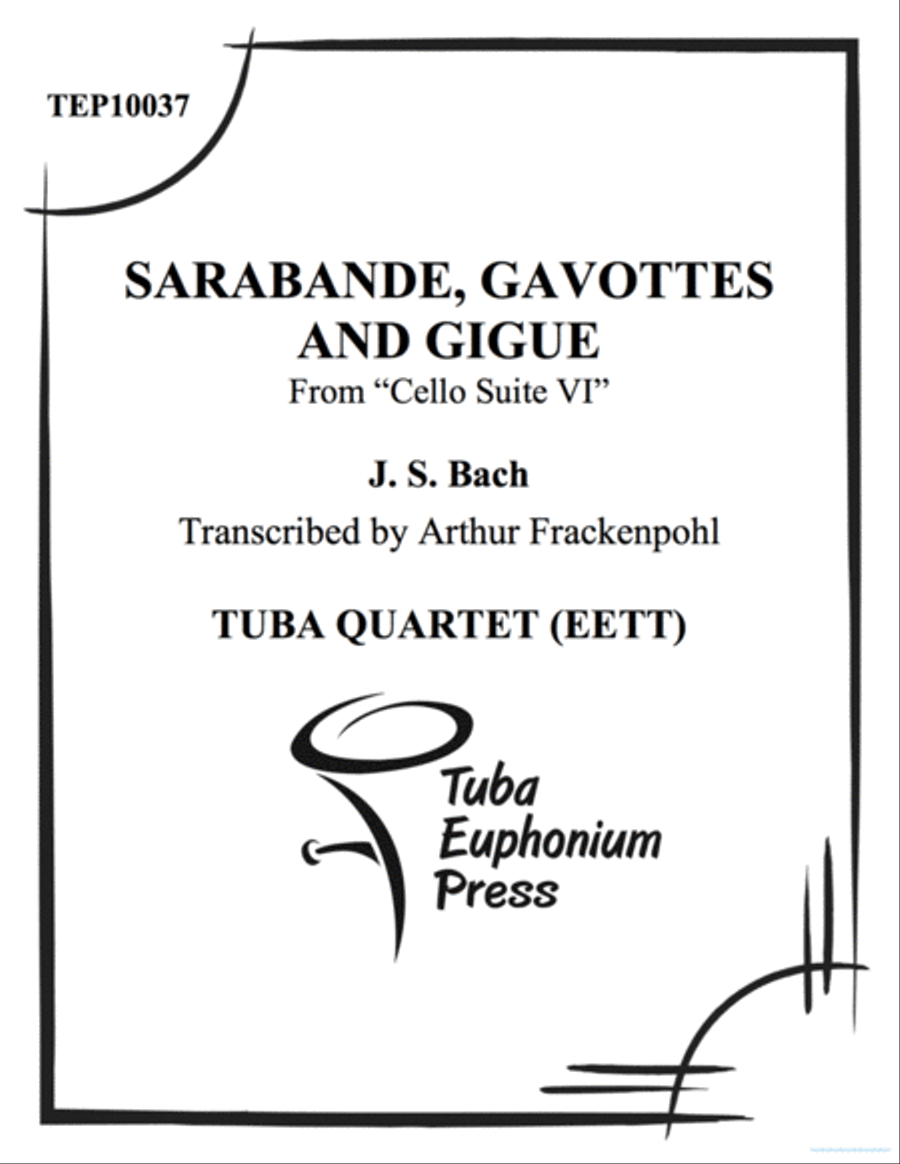 Sarabande, Gavottes, and Gigue EETT scores gallery preview page 1