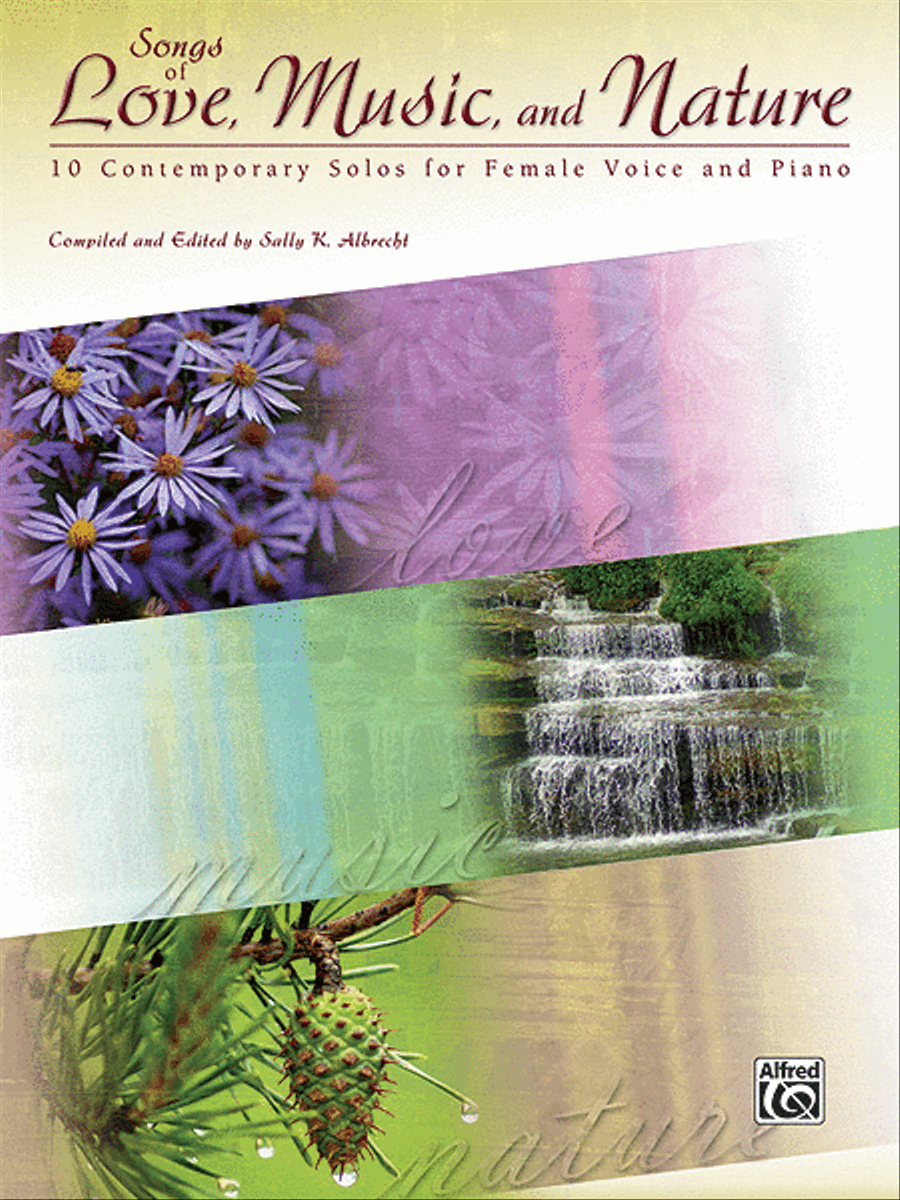 Book cover for Songs of Love, Music, and Nature