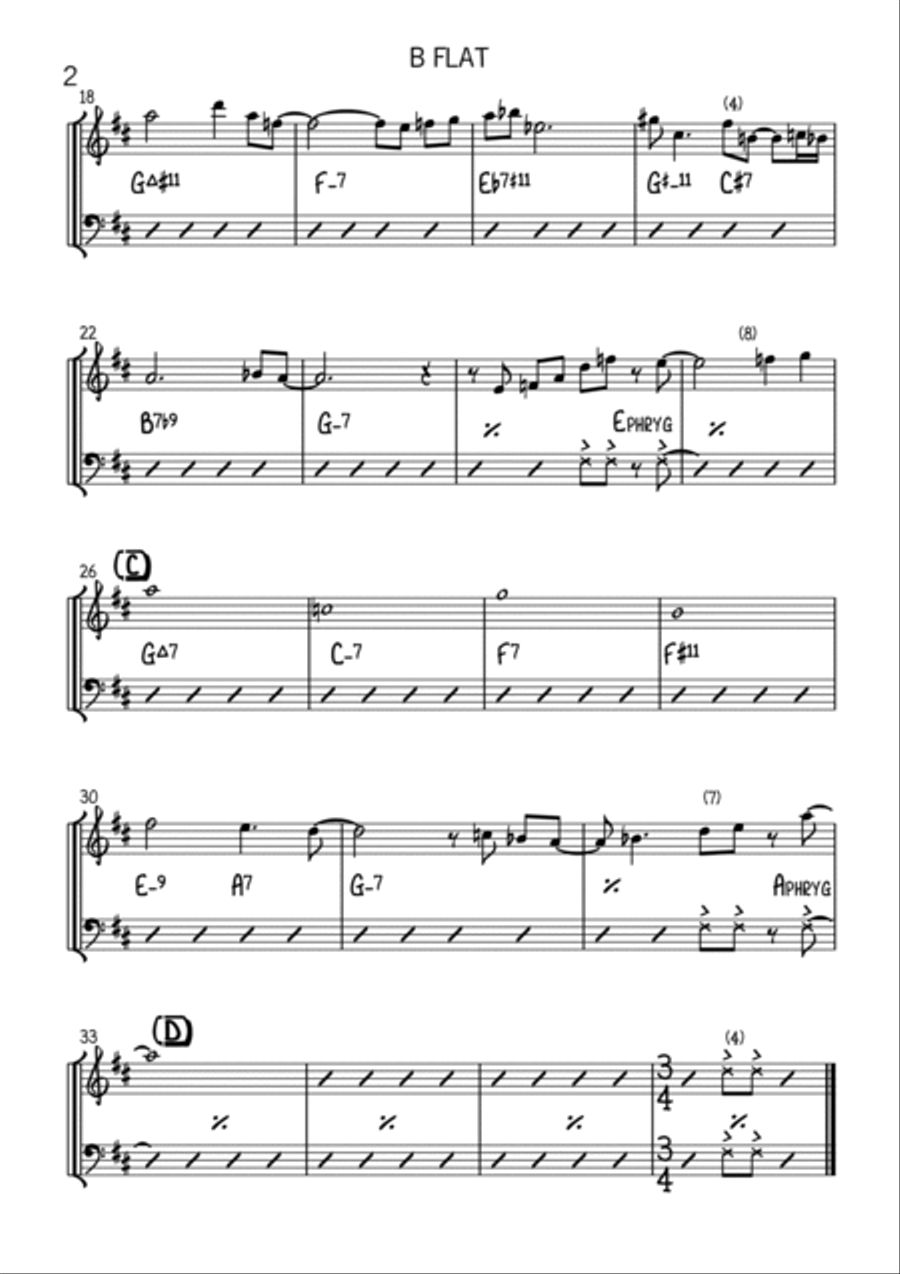 Knock Knock Knock Knock Jazz Ensemble scores gallery preview page 2