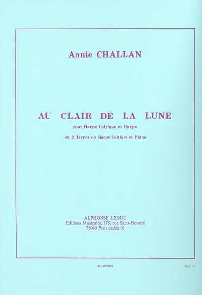 Au Clair de La Lune - Harpe Celtique/Harpe/Piano