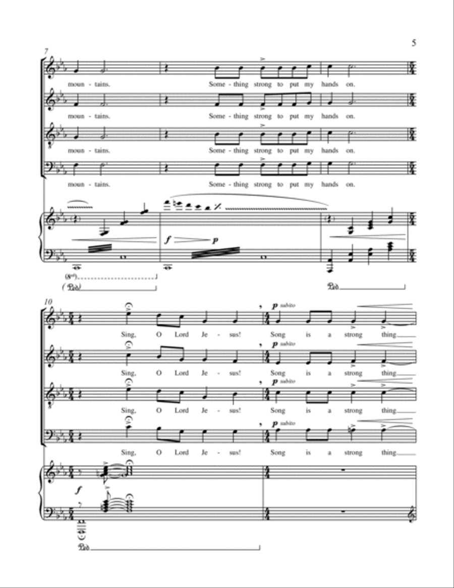 Spirituals from Harlem Songs 4-Part scores gallery preview page 5