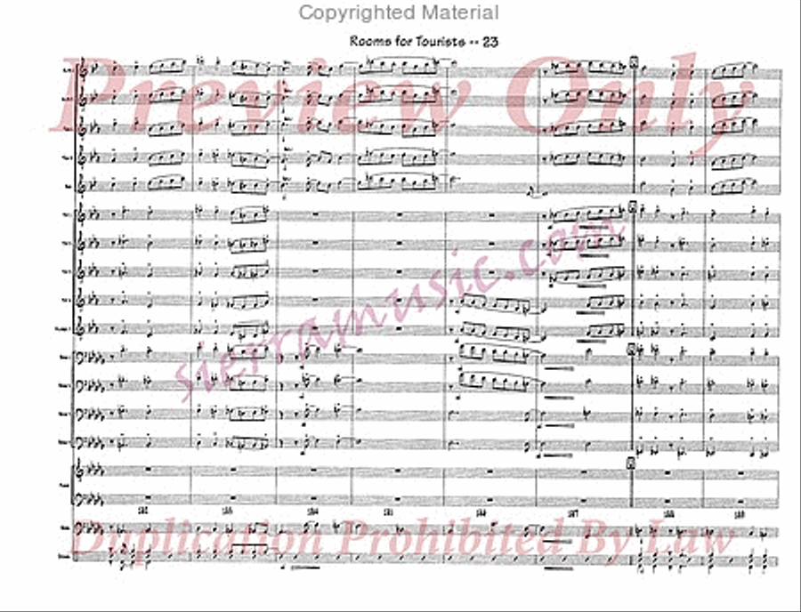Rooms For Tourists Rooms For Tourists Jazz Ensemble scores gallery preview page 24