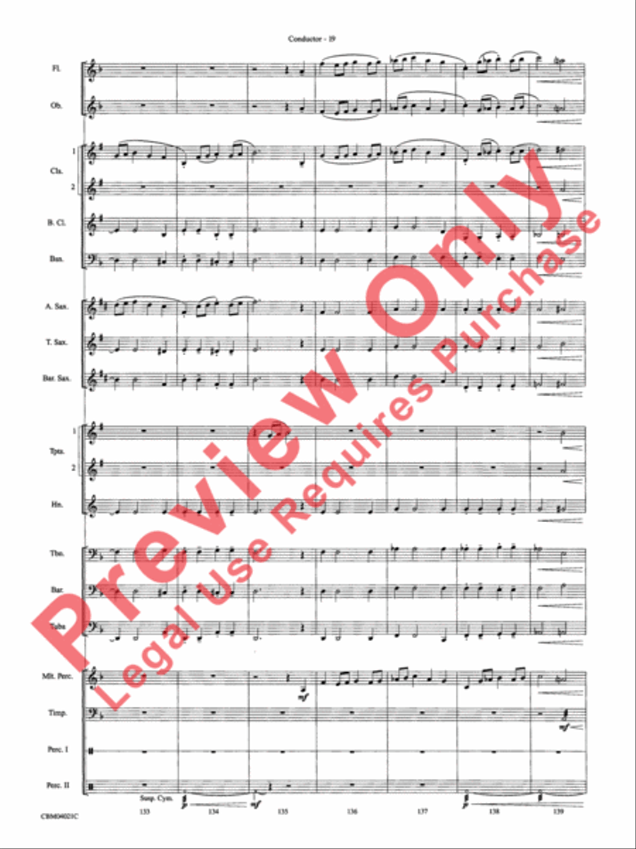 Harry Potter and the Prisoner of Azkaban, Selections from Concert Band scores gallery preview page 22