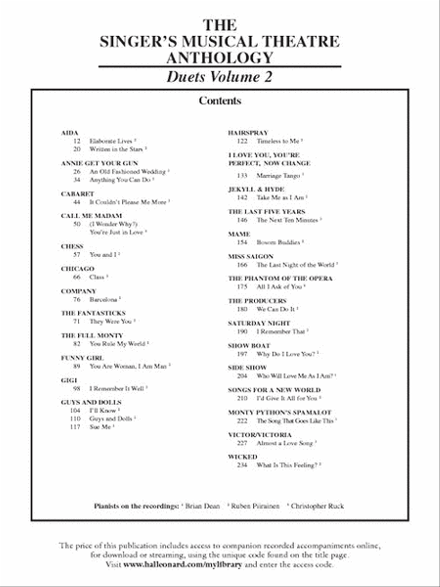 The Singer's Musical Theatre Anthology – Volume 2 Voice scores gallery preview page 5