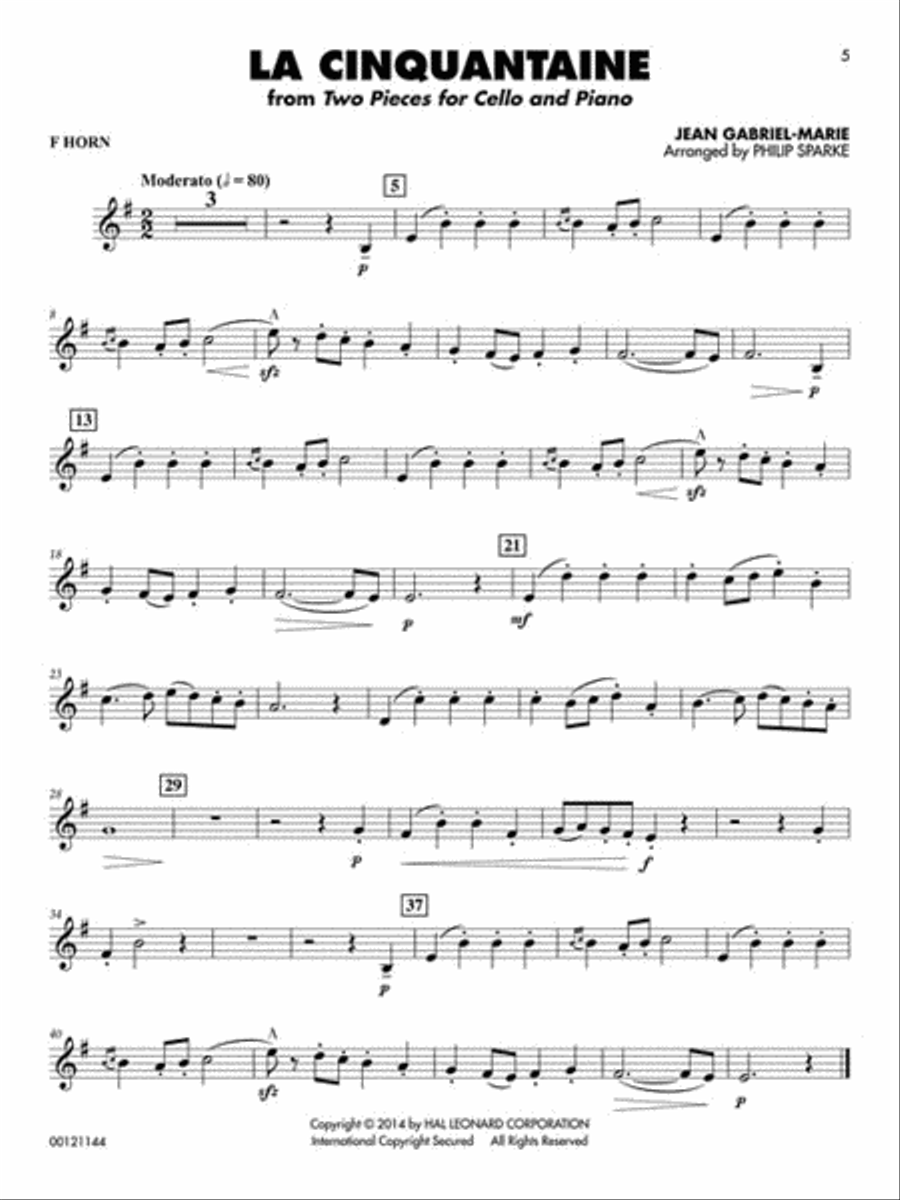 Classical Solos for F Horn, Vol. 2 Horn scores gallery preview page 3