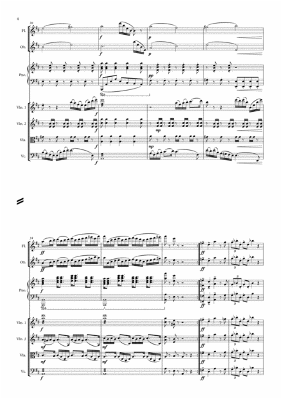 Orchestrina in D Small Ensemble scores gallery preview page 4