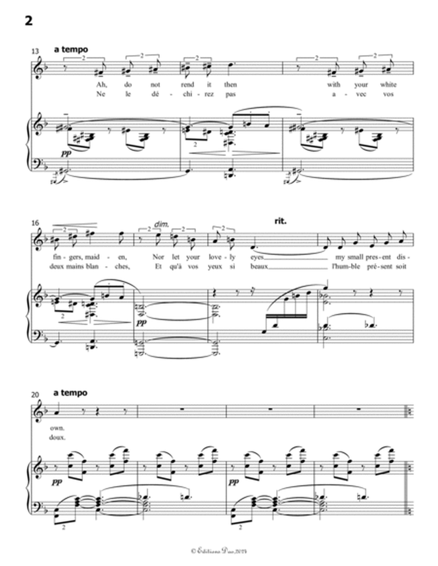 Aquarelles I(Green), by Debussy, CD 63 No.5, in F Major