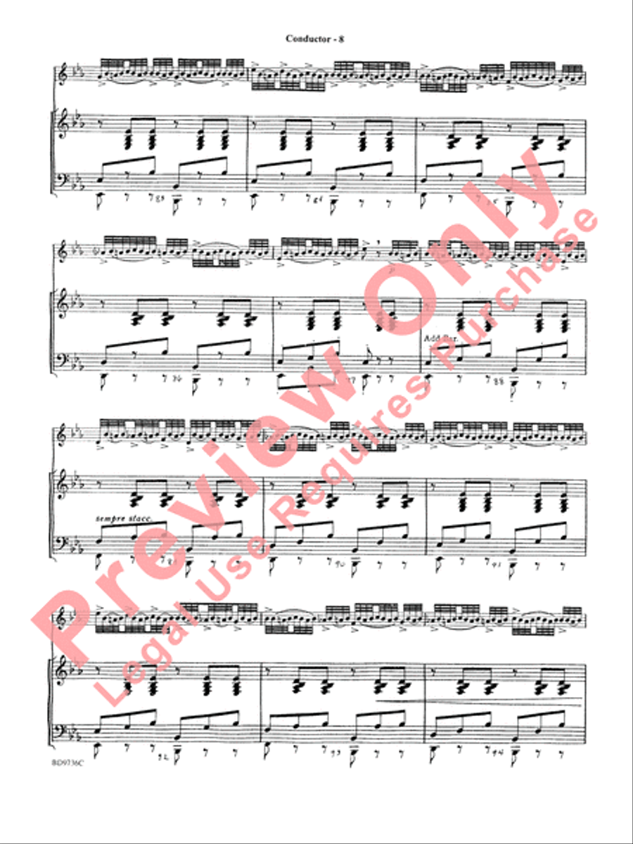 Carnival of Venice Carnival of Venice Concert Band scores gallery preview page 11