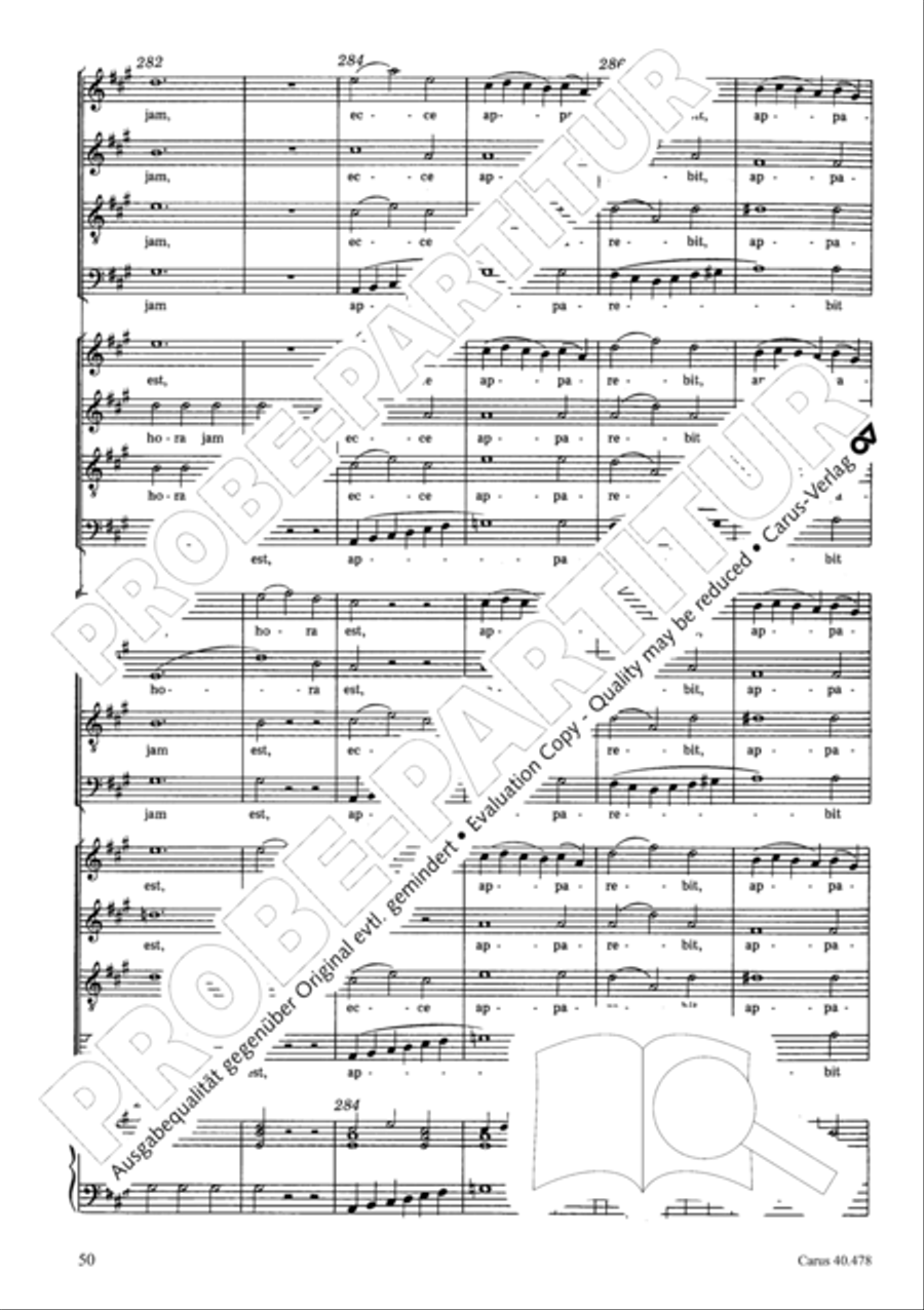 Hora est 4-Part scores gallery preview page 51