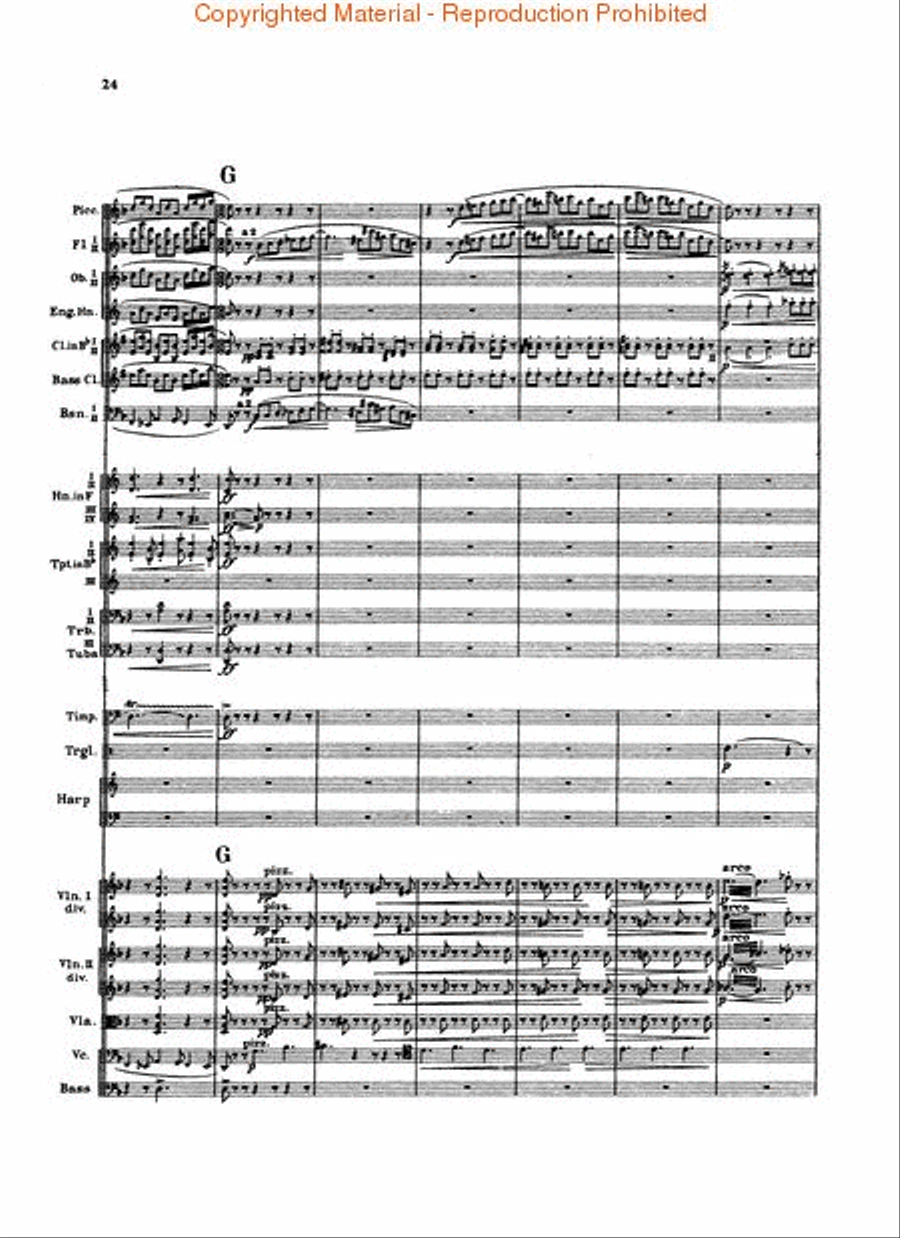 Overture to The School for Scandal, Op. 5 Orchestra scores gallery preview page 3