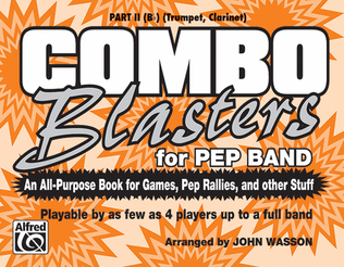 Book cover for Combo Blasters for Pep Band - Part II (Trumpet, Clarinet)