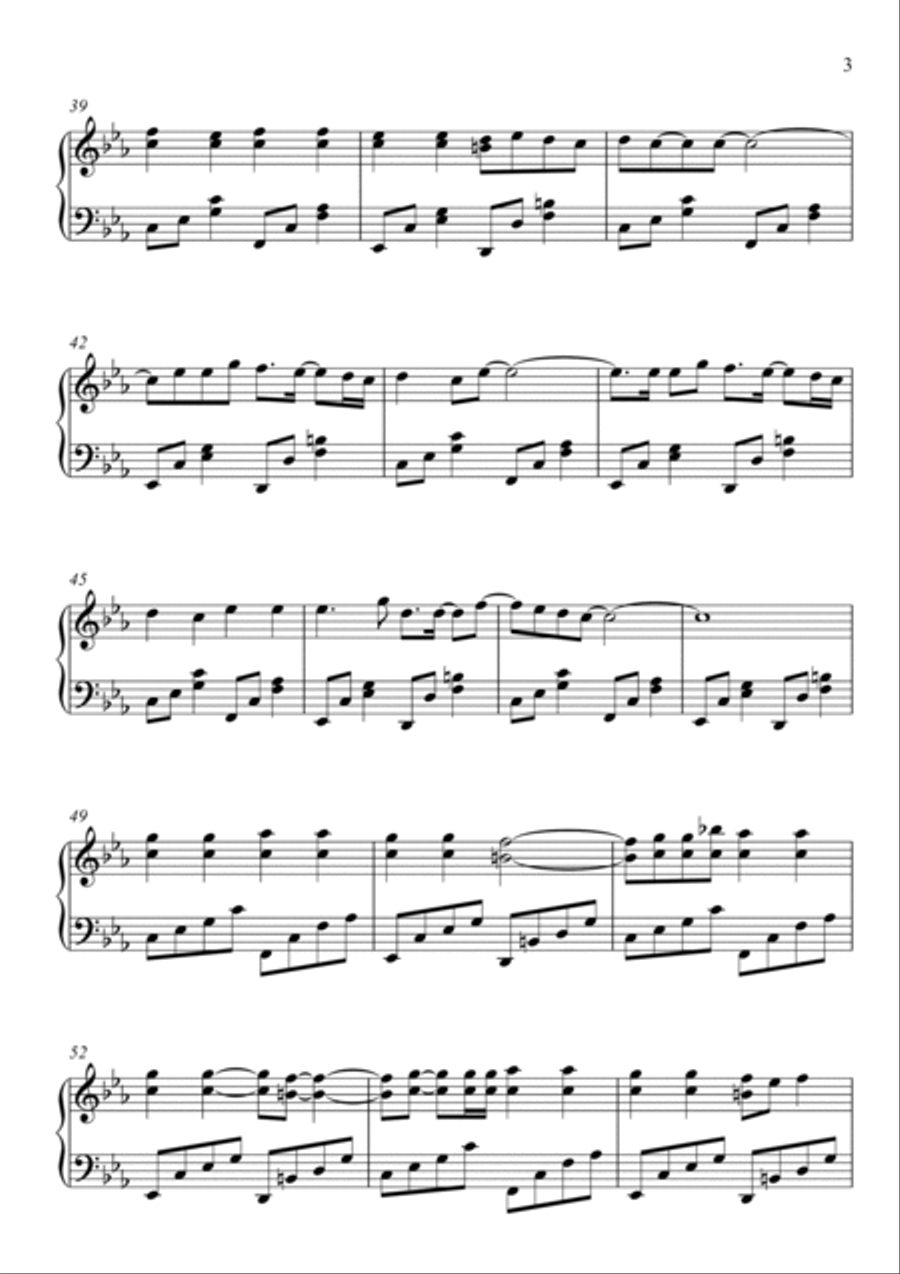 Derniere Danse Piano Solo scores gallery preview page 3