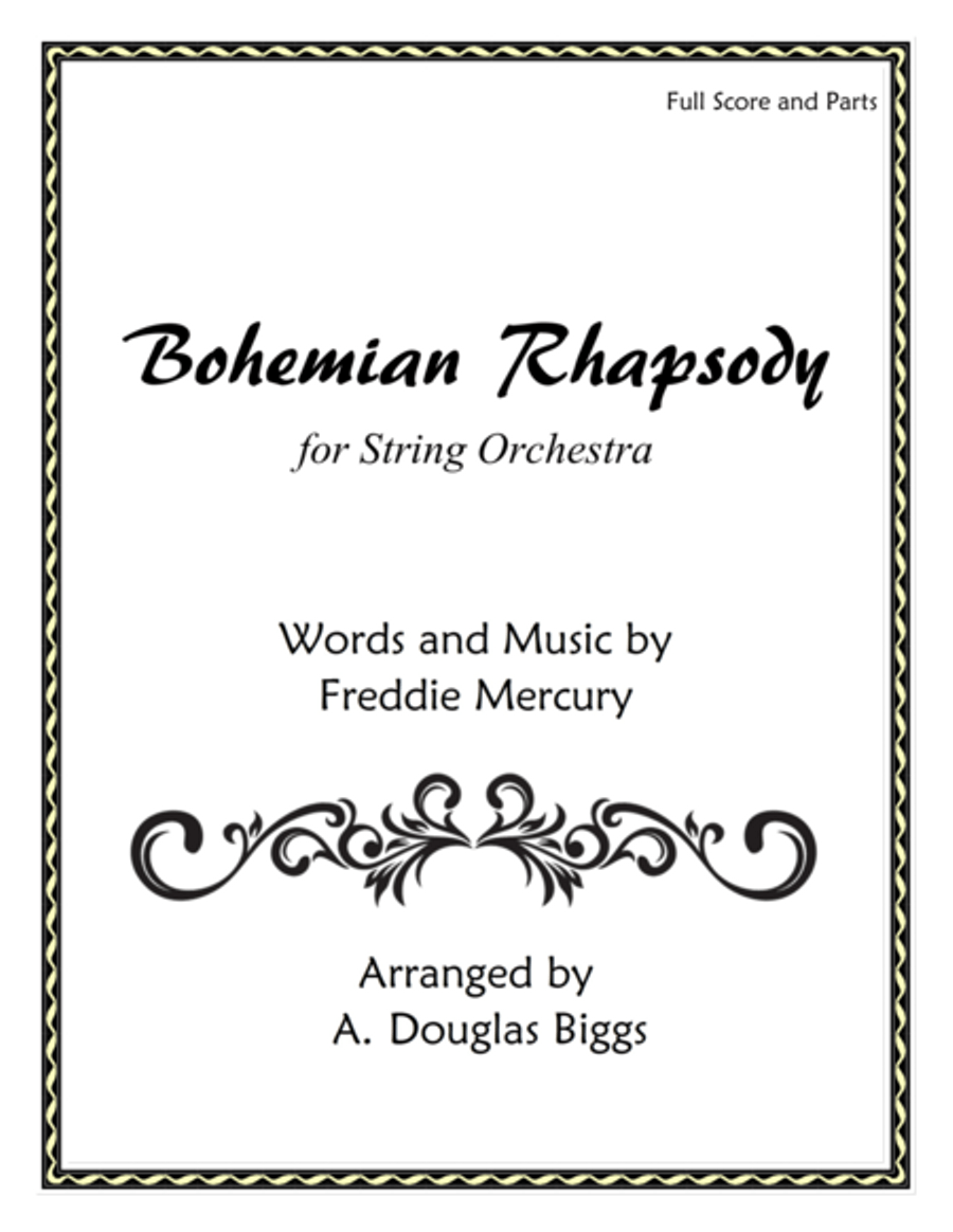 Bohemian Rhapsody String Orchestra scores gallery preview page 1