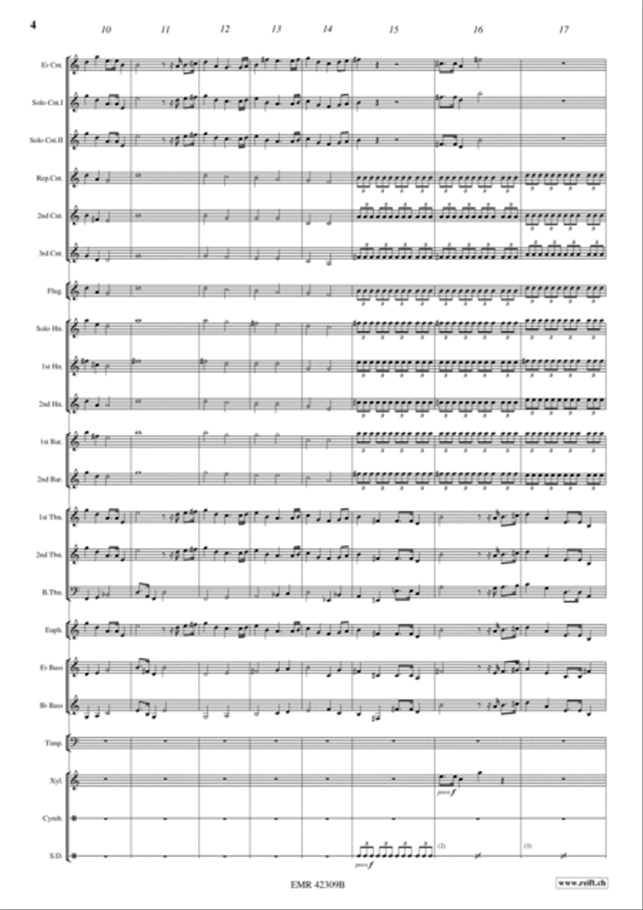Knights Of The Round Table Brass Band scores gallery preview page 4