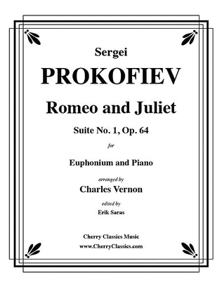 Book cover for Romeo and Juliet Suite No. 1, Op. 64 for Euphonium and Piano