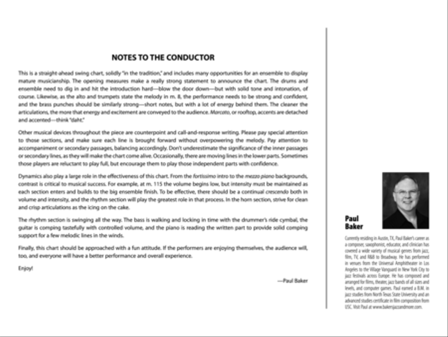 You'd Be So Nice to Come Home To: Score Jazz Ensemble scores gallery preview page 2