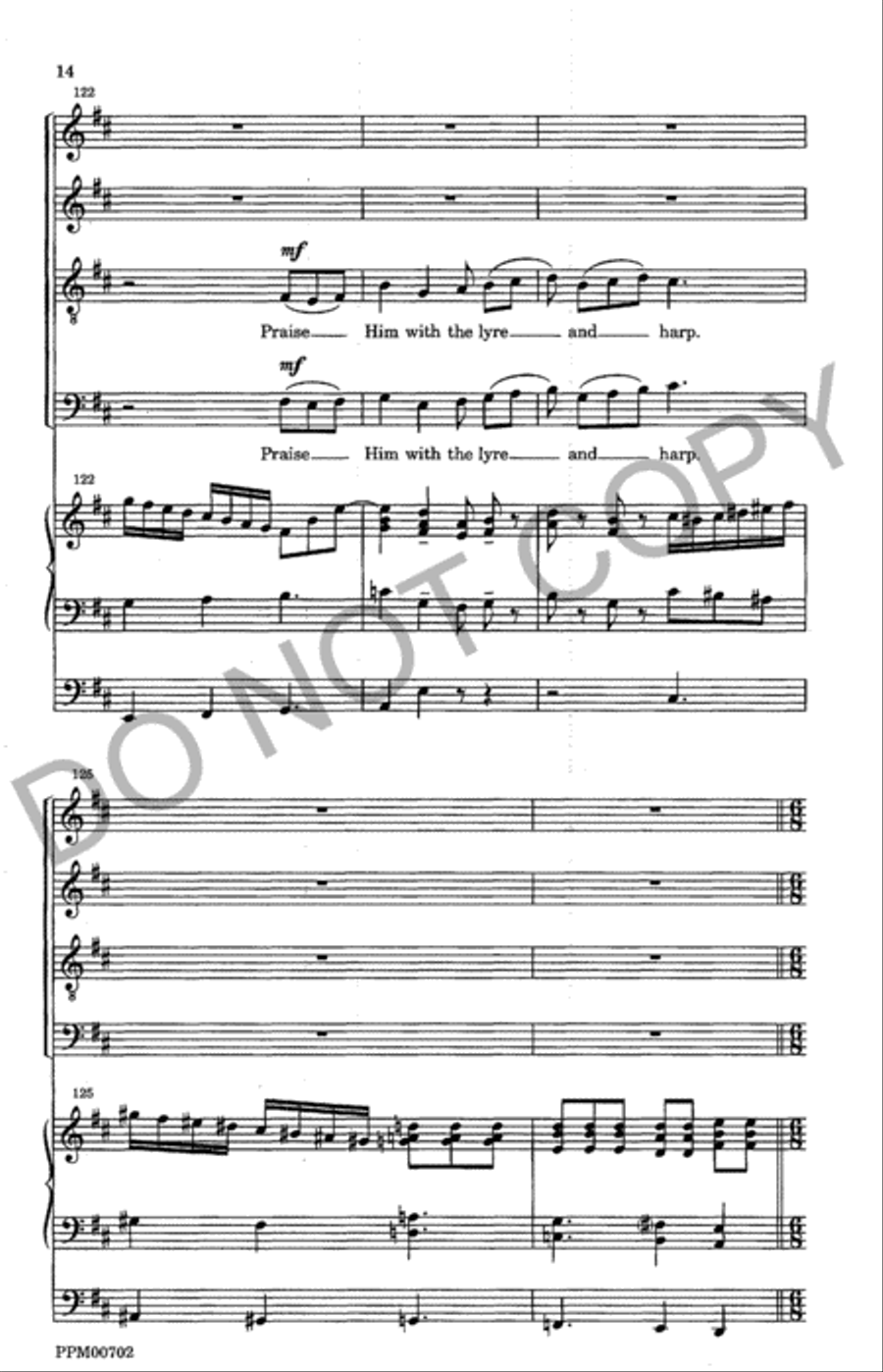 Alleluia! Christ is Risen 4-Part scores gallery preview page 15