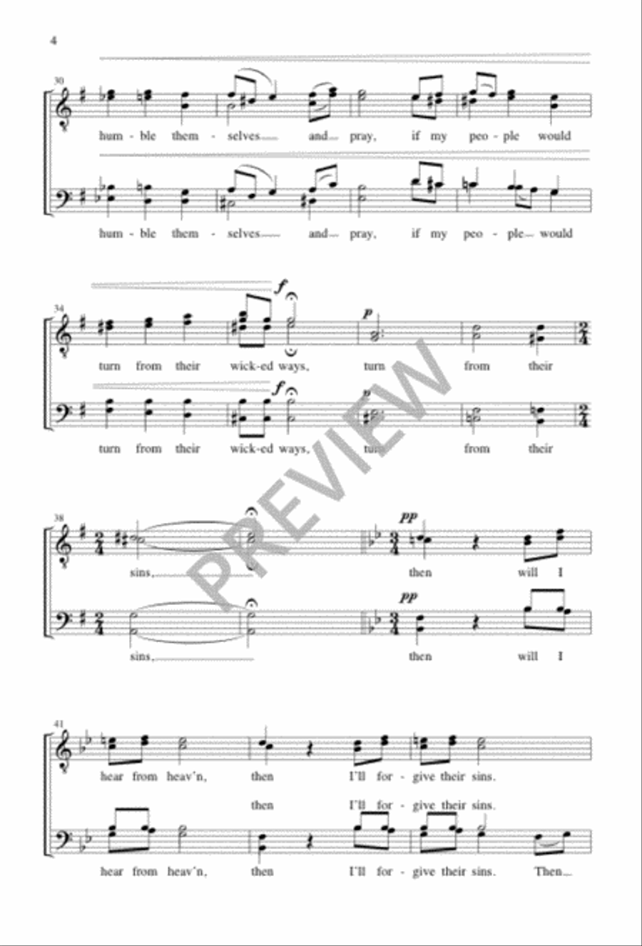 If My People - TTBB edition TTBB scores gallery preview page 4