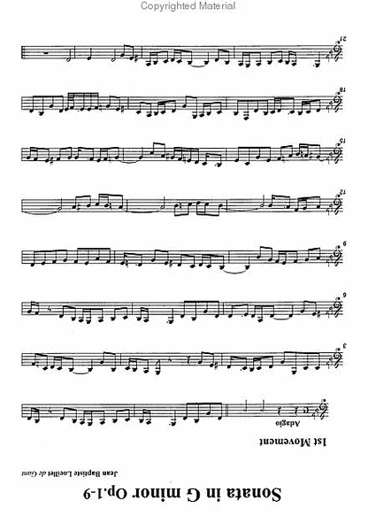 Sonata in G minor, Op. 1-9