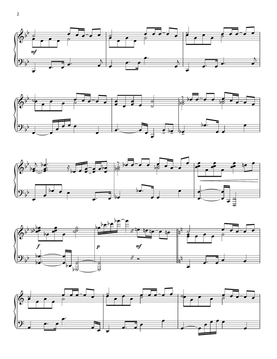 You Are Not Alone Piano Solo scores gallery preview page 2