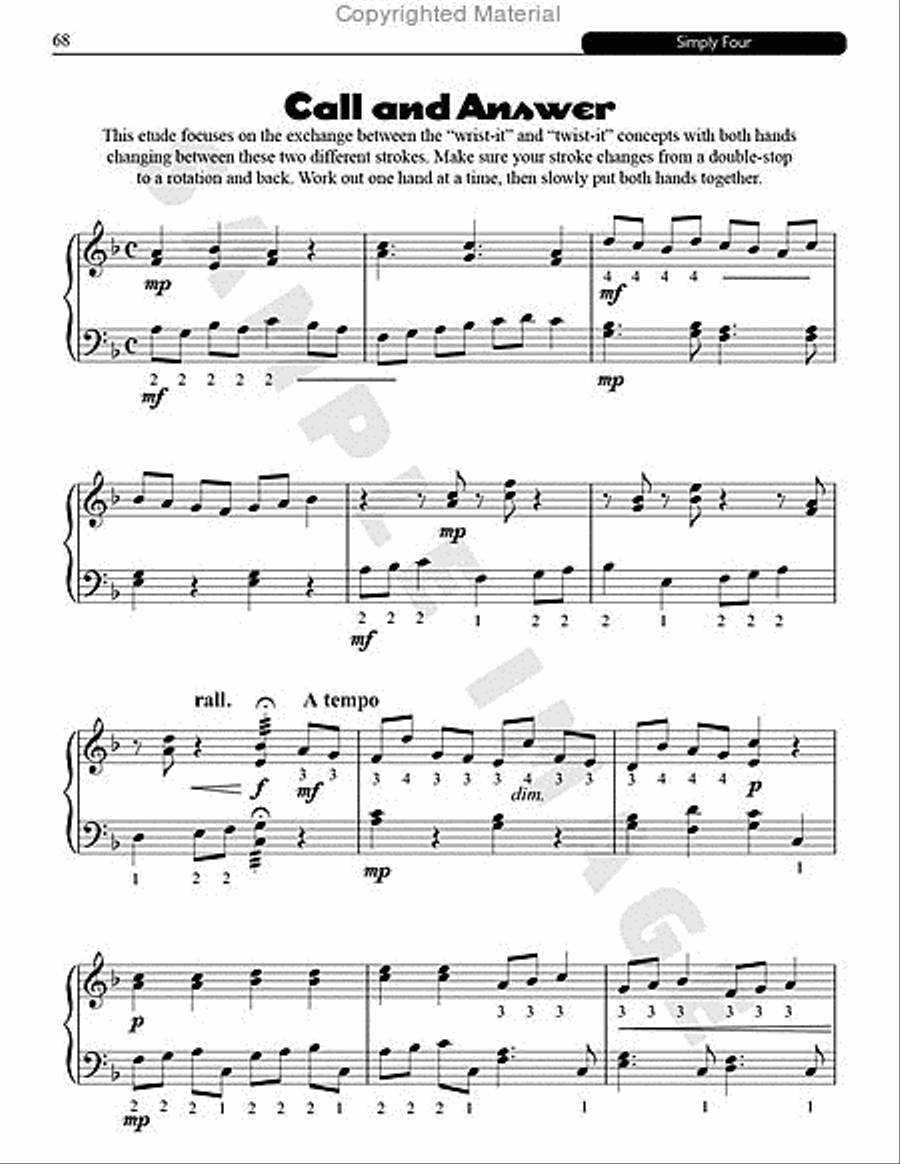 Simply Four Marimba scores gallery preview page 8