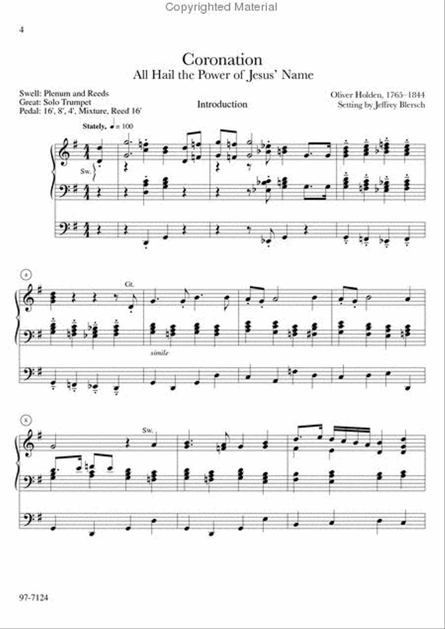 Introductions, Harmonizations, Accompaniments, Interpretations, Vol. 1 Organ scores gallery preview page 2