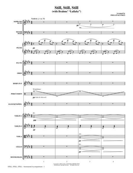 Still, Still, Still (with Brahms' Lullaby) - Full Score