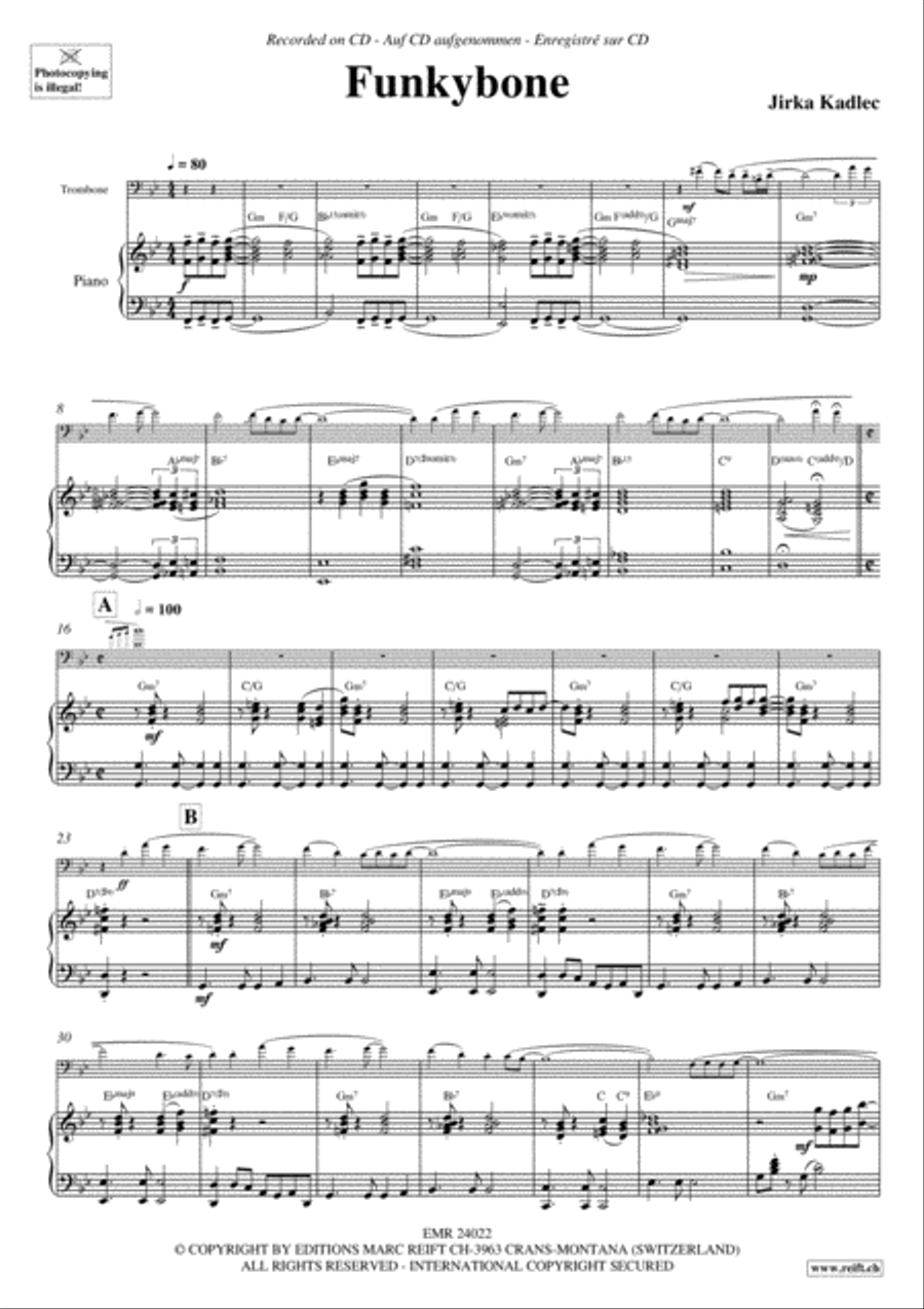 Funkybone Funkybone Piano Accompaniment scores gallery preview page 3