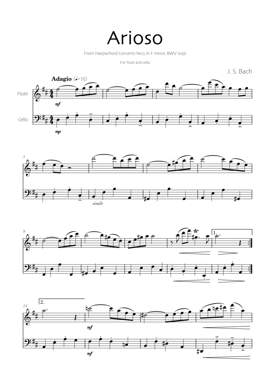 Arioso cello top