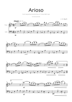 Arioso - Bach (Flute and Cello)
