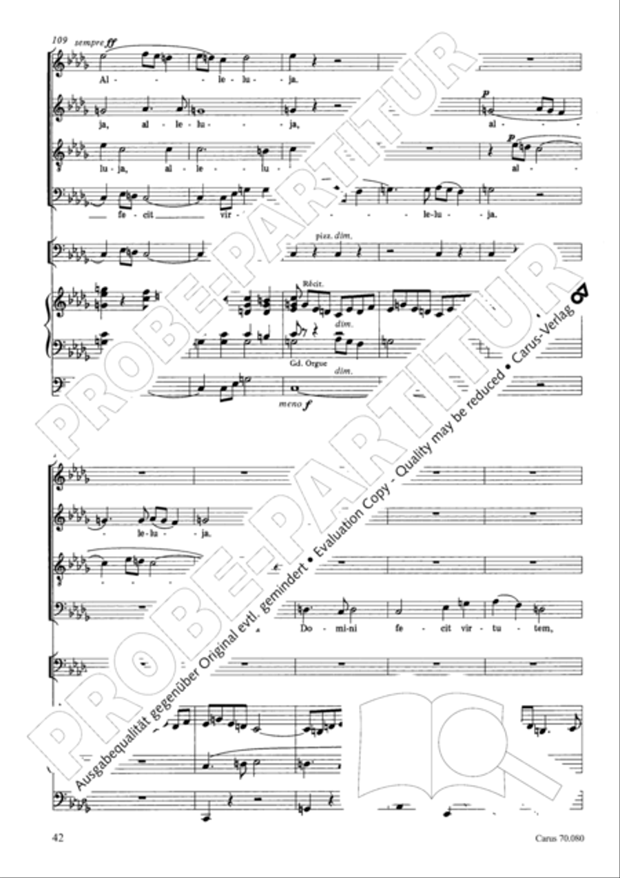 Five Short Sacred Compositions (Funf kleinere Kirchenwerke) Score scores gallery preview page 56
