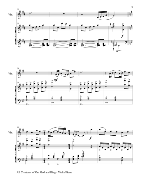 Gary Lanier: 3 HYMNS of ADORATION (Duets for Violin & Piano) image number null