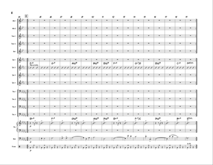 Nebula Jazz Ensemble scores gallery preview page 6