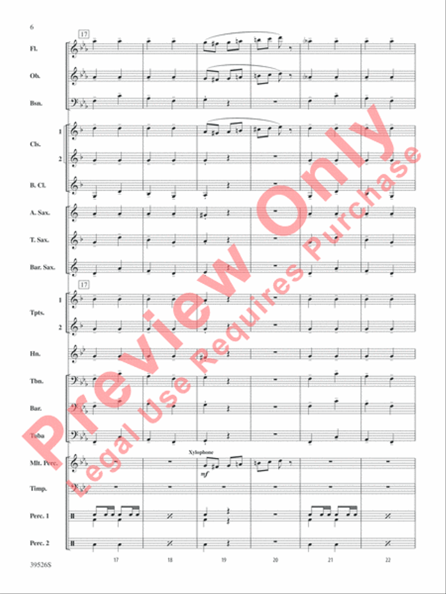 Korobushka Korobushka Concert Band scores gallery preview page 6