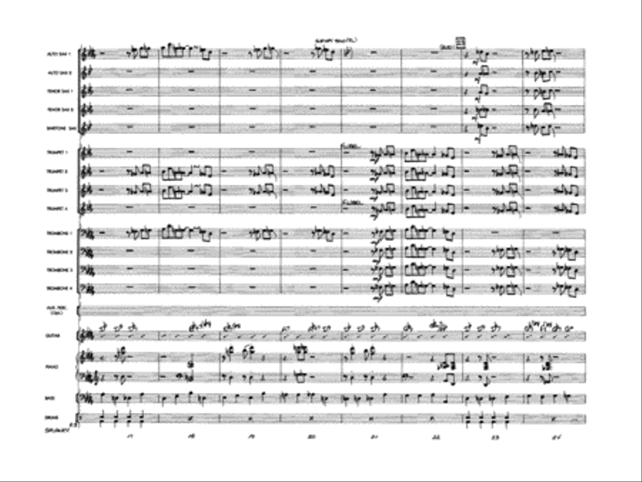 Splanky: Score Jazz Ensemble scores gallery preview page 5
