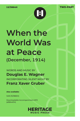 Book cover for When the World Was at Peace