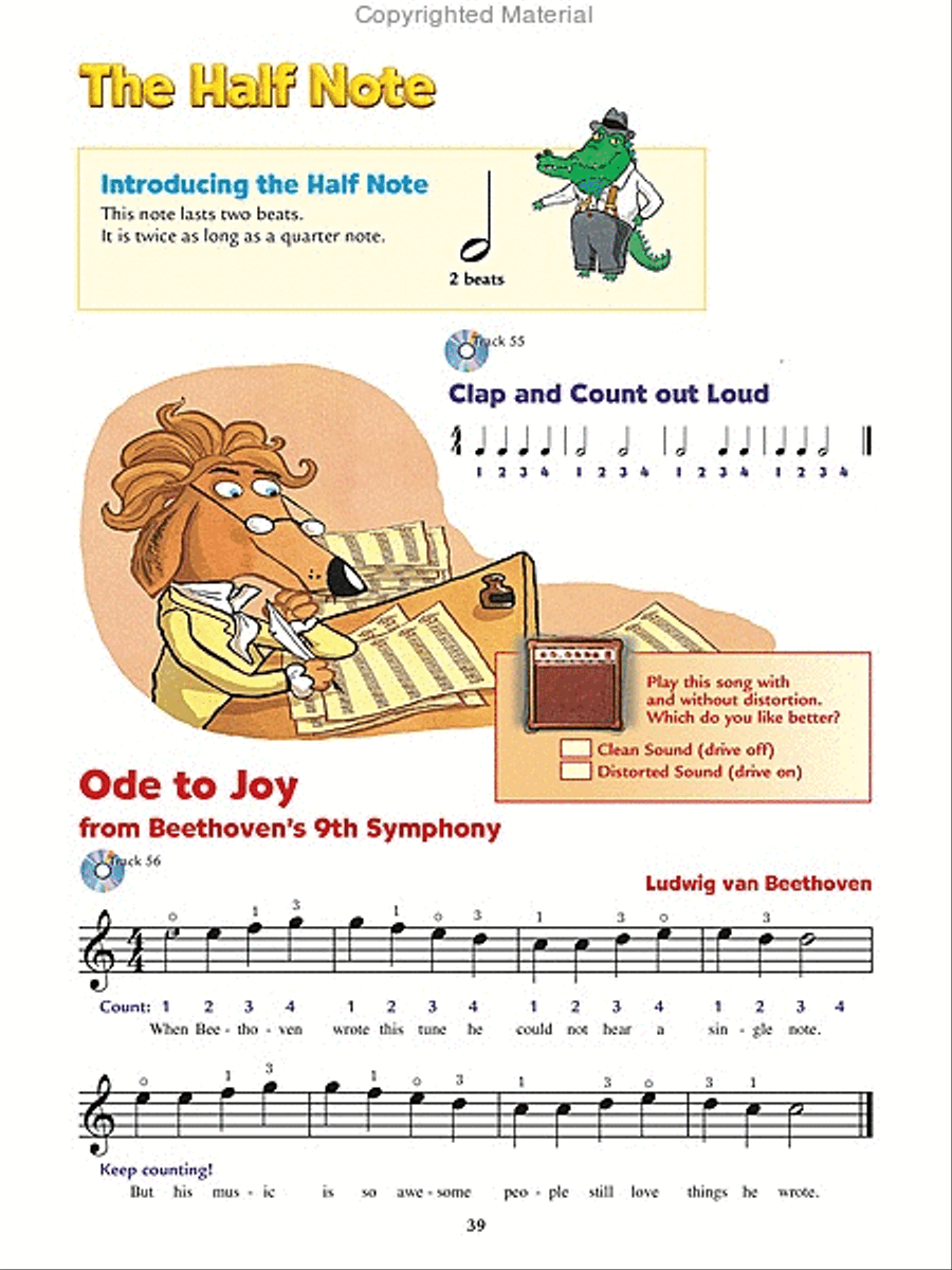 Alfred's Kid's Electric Guitar Course 1 Electric Guitar scores gallery preview page 3
