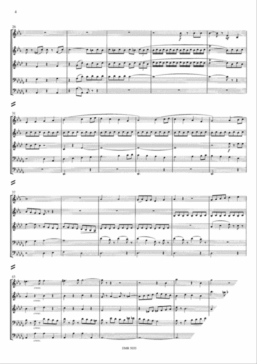 Ging heut' morgen uber's Feld Brass Quintet scores gallery preview page 5