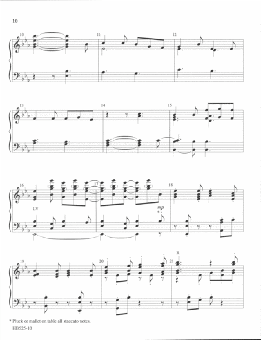 Three Tunes from Southern Harmony 5-Octaves scores gallery preview page 8
