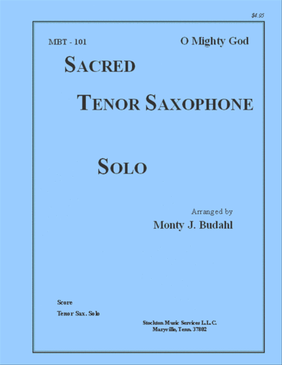 TOP-O Mighty God TOP-O Mighty God Tenor Saxophone scores gallery preview page 1