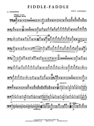 Fiddle-Faddle: 1st Trombone