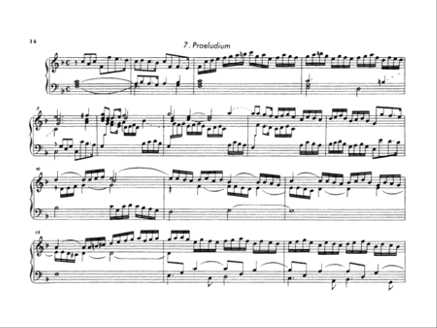 Krieger: Preludes and Fugues Organ scores gallery preview page 1