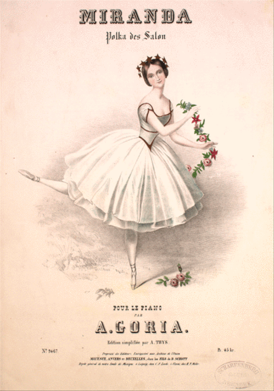 Miranda. Polka de Salon Piano Solo scores gallery preview page 1