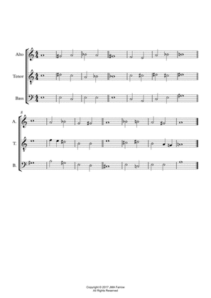 4 Psalm Chants - A minor, Eb Major, G major and E major