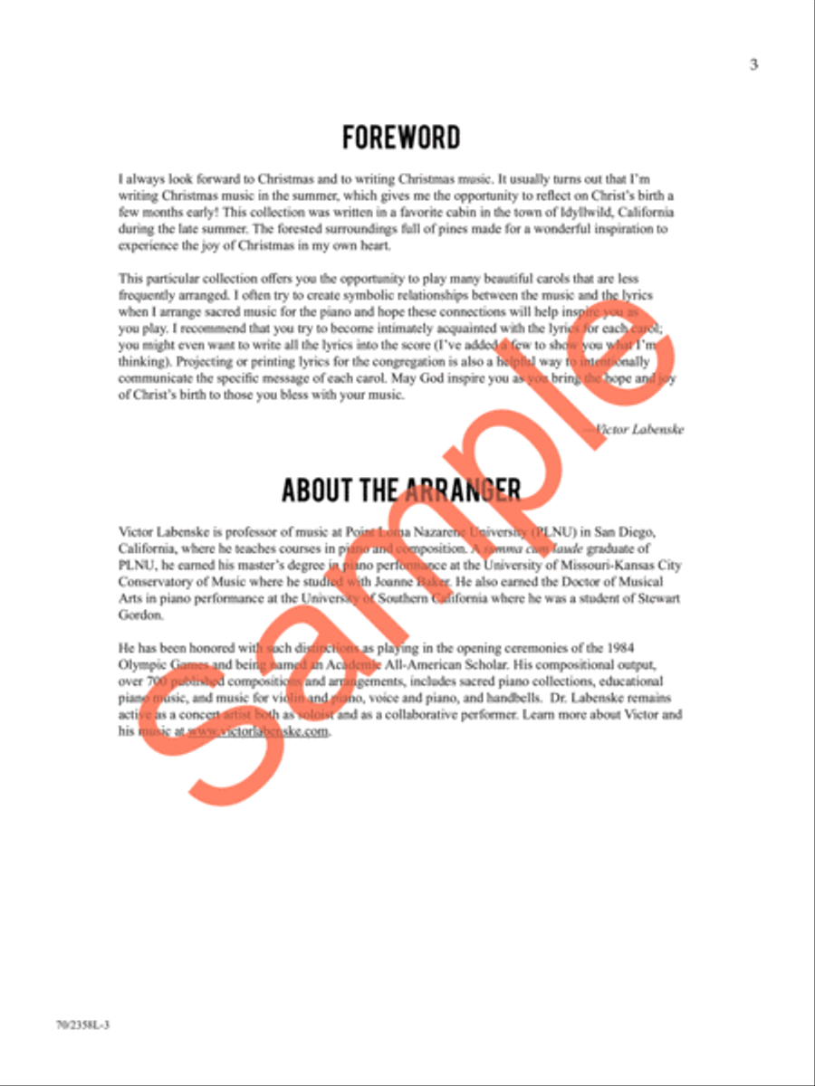 Glory Shone Around Piano Solo scores gallery preview page 4