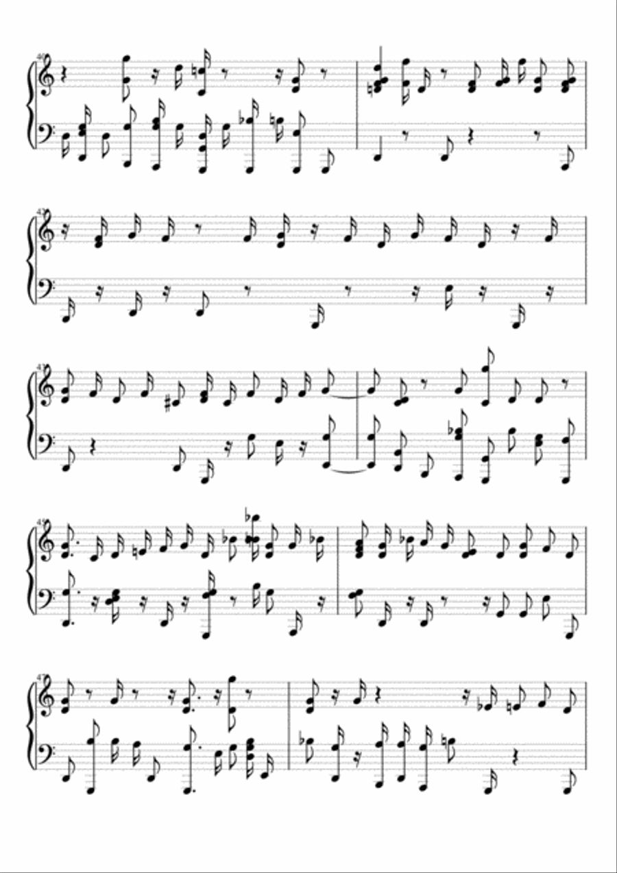 Little country rock Small Ensemble scores gallery preview page 5