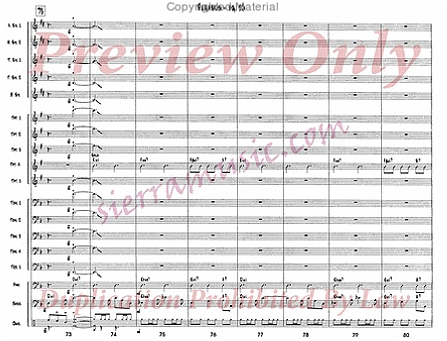 Pegasus Pegasus Jazz Ensemble scores gallery preview page 11