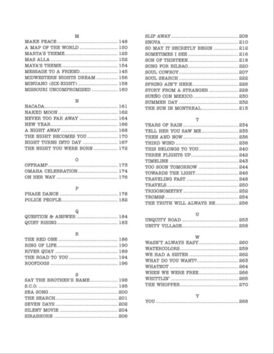 The Pat Metheny Real Book Piano scores gallery preview page 3